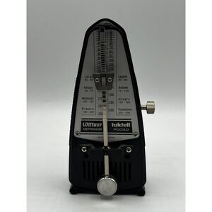 Wittner Taktell Piccolo Metronome Black Made in Germany Wind-Up WORKS